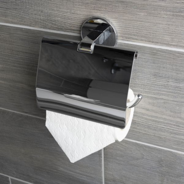 Windemere Toilet Roll Holder With Cover - Image 2