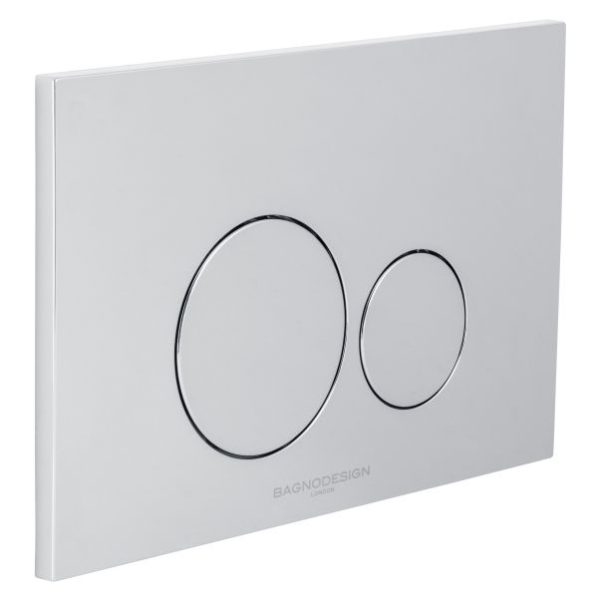 Aquaeco Dual Flush Plate With Round Buttons