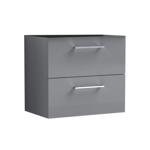 Zephyr Wall Mounted Double Drawer Vanity Unit