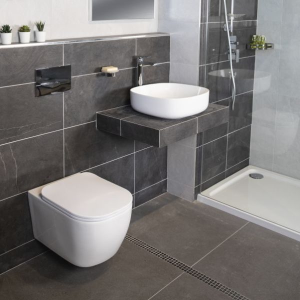 Attache Wall Mounted Rimless WC And Seat - Image 2